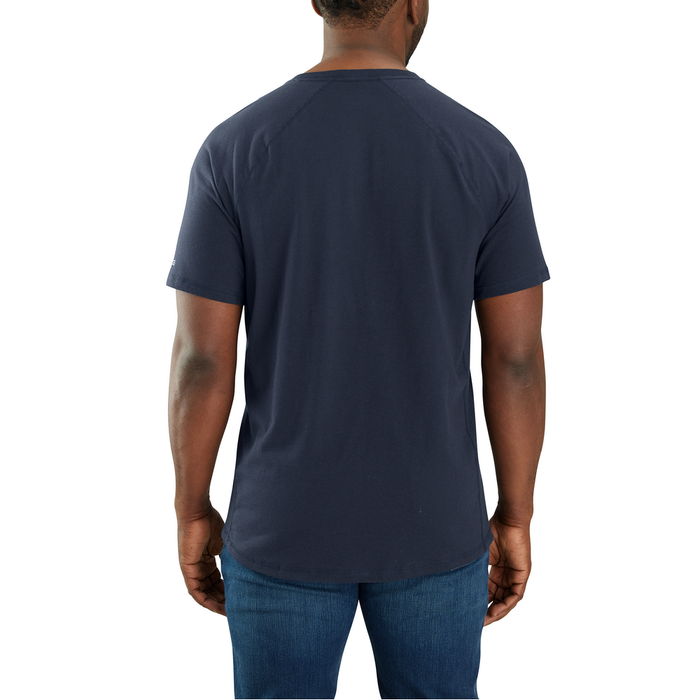 Force Relaxed Fit Midweight Short-Sleeve Pocket T-Shirt - I26-Navy | Carhartt 106652