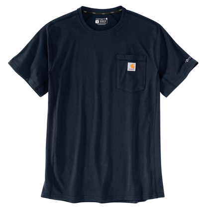 Force Relaxed Fit Midweight Short-Sleeve Pocket T-Shirt - I26-Navy | Carhartt 106652