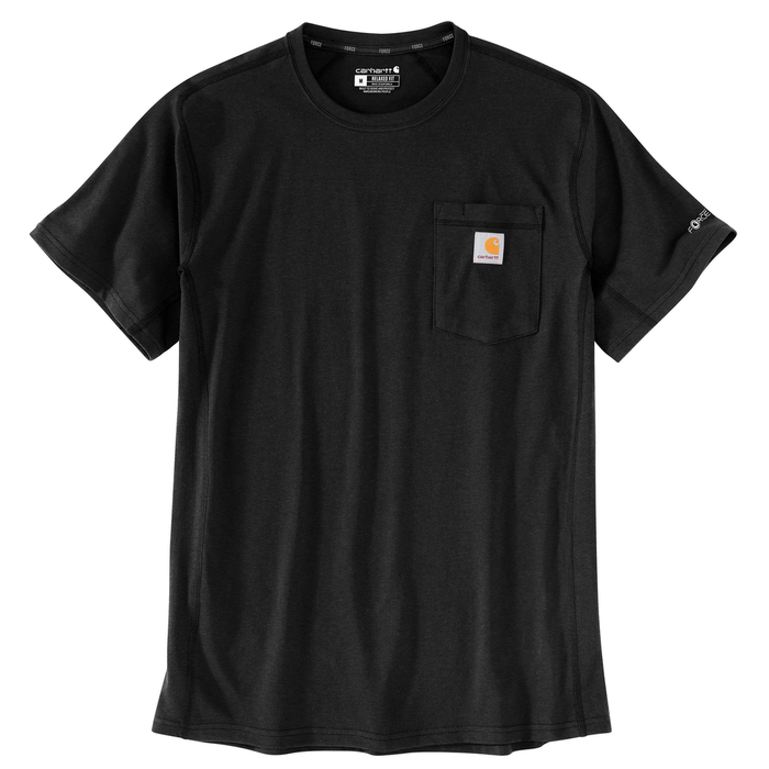 Force Relaxed Fit Midweight Short-Sleeve Pocket T-Shirt - N04-Black | Carhartt 106652