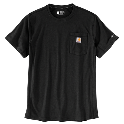 Force Relaxed Fit Midweight Short-Sleeve Pocket T-Shirt - N04-Black | Carhartt 106652