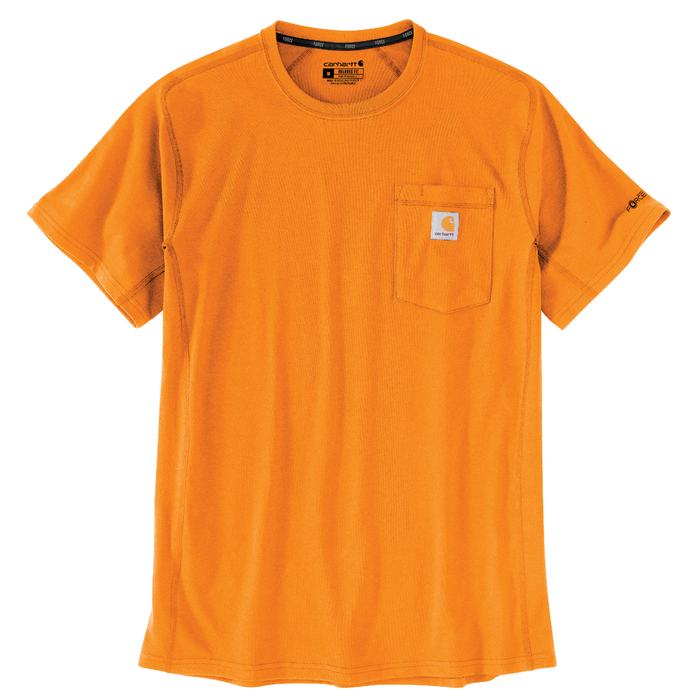 Force Relaxed Fit Midweight Short-Sleeve Pocket T-Shirt - Q86-Oriole | Carhartt 106652