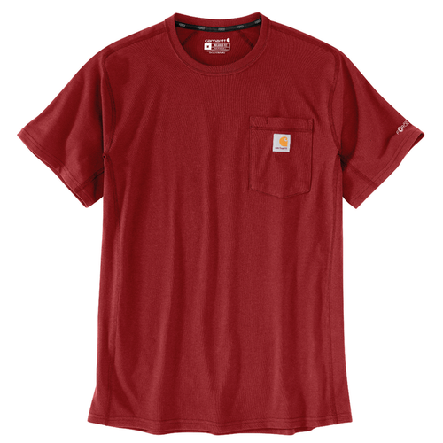 Force Relaxed Fit Midweight Short-Sleeve Pocket T-Shirt - R99-Crabapple | Carhartt 106652