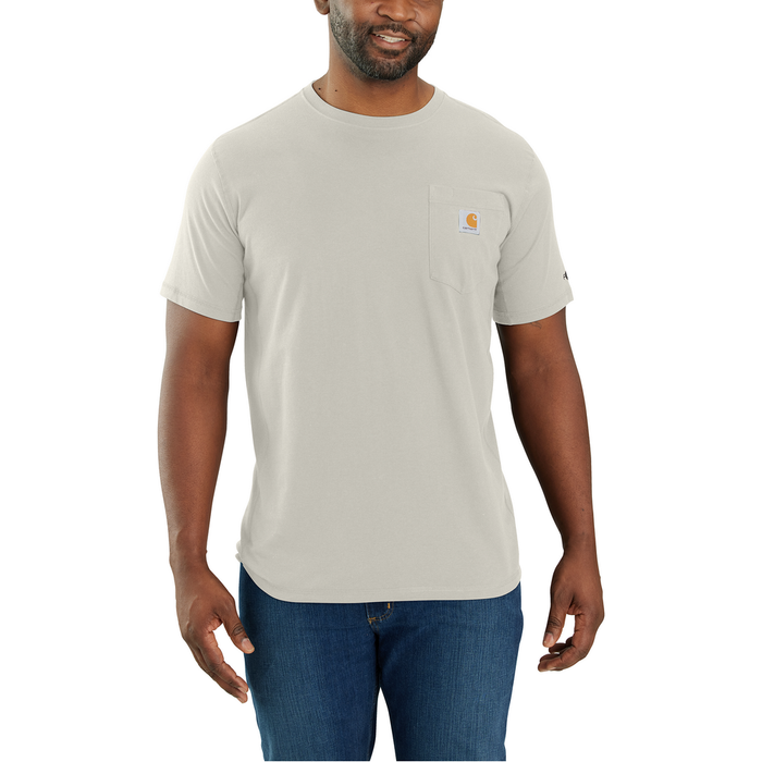 Force Relaxed Fit Midweight Short-Sleeve Pocket T-Shirt - W03-Malt | Carhartt 106652