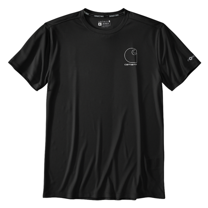 Force Sun Defender™ Lightweight Short-Sleeve Logo Graphic T-Shirt - BLK-Black | Carhartt 106163