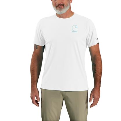 Force Sun Defender™ Lightweight Short-Sleeve Logo Graphic T-Shirt - WHT-White | Carhartt 106163