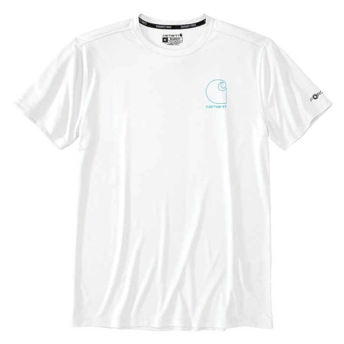 Force Sun Defender™ Lightweight Short-Sleeve Logo Graphic T-Shirt - WHT-White | Carhartt 106163