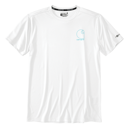 Force Sun Defender™ Lightweight Short-Sleeve Logo Graphic T-Shirt - WHT-White | Carhartt 106163