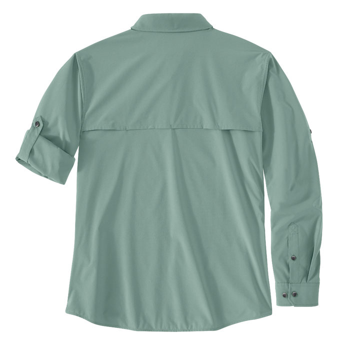 Force Sun Defender™ Relaxed Fit Lightweight Long-Sleeve Shirt - GH5-Patina | Carhartt 106552
