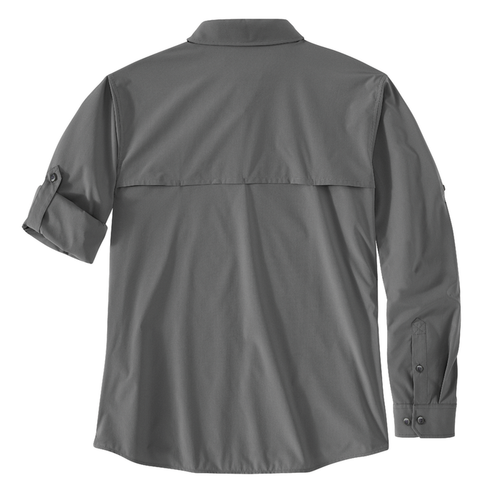 Force Sun Defender™ Relaxed Fit Lightweight Long-Sleeve Shirt - STL-Steel | Carhartt 106552