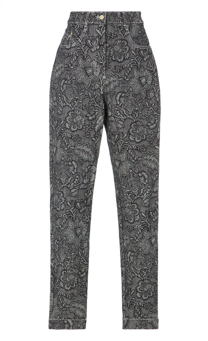 Francis Denim Trousers - Washed Black