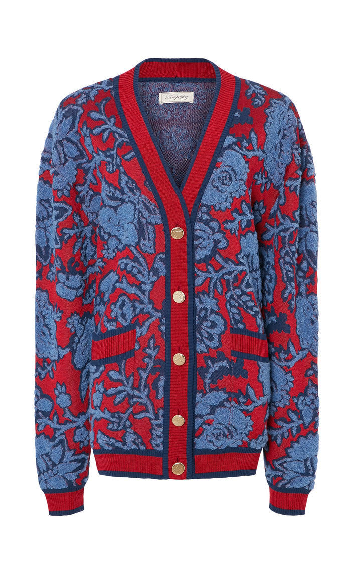 Francis Knit Cardigan - Harbour Blue