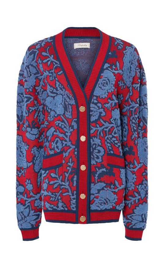 Francis Knit Cardigan - Harbour Blue