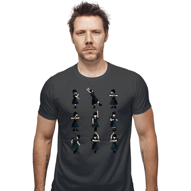 Daily_Deal_Shirts Fitted Shirts, Mens / Small / Charcoal Freak Dance