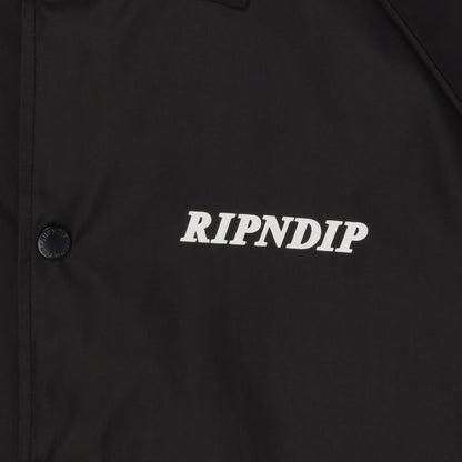 RIPNDIP Fuckin Fuck Coaches Jacket (Black)