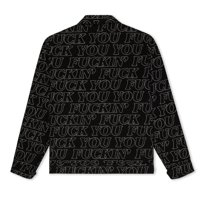 RIPNDIP Fuckin Fuck Quilted Work Jacket (Black)