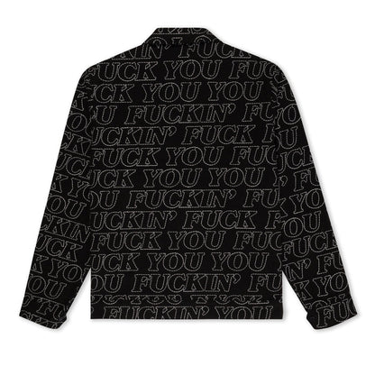 RIPNDIP Fuckin Fuck Quilted Work Jacket (Black)
