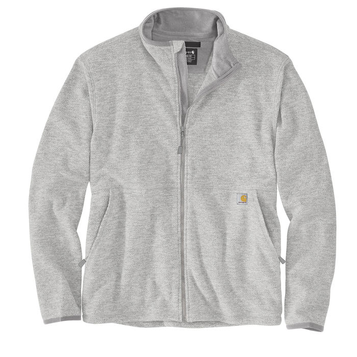 Full-Zip Relaxed Fit Fleece Jacket - HGY-Heather Grey | Carhartt 106416