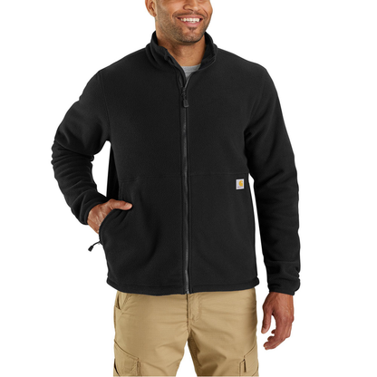 Full-Zip Relaxed Fit Fleece Jacket - N04-Black | Carhartt 106416