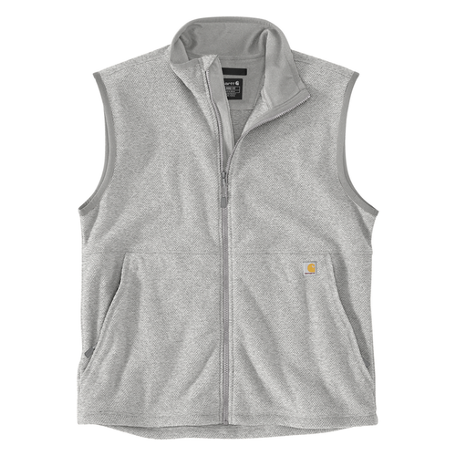 Full-Zip Relaxed Fit Fleece Vest - HGY-Heather Grey | Carhartt 106418
