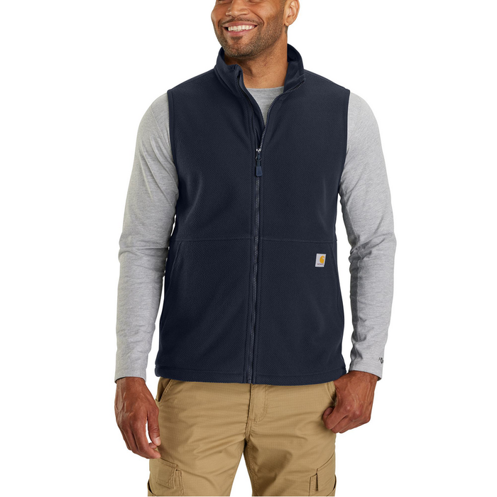 Full-Zip Relaxed Fit Fleece Vest - I26-Navy | Carhartt 106418