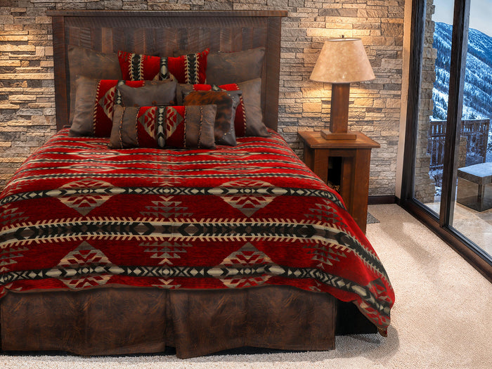 Gallop Claret Euro Sham - 26"x26"