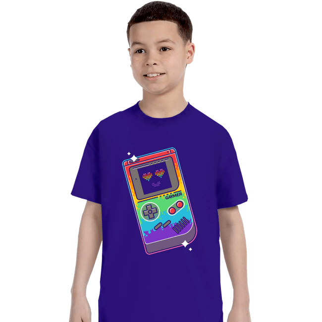 Shirts T-Shirts, Youth / XS / Violet Gaymer Player II