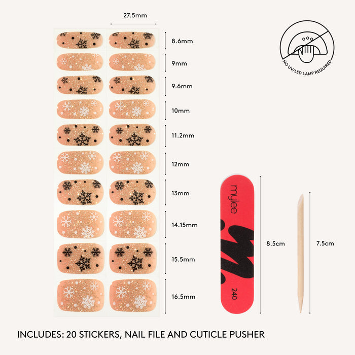 Gel Nail Wraps - First Snow