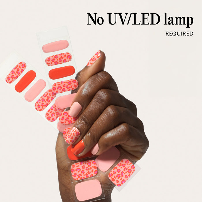 Gel Nail Wraps - Red Hot Spots