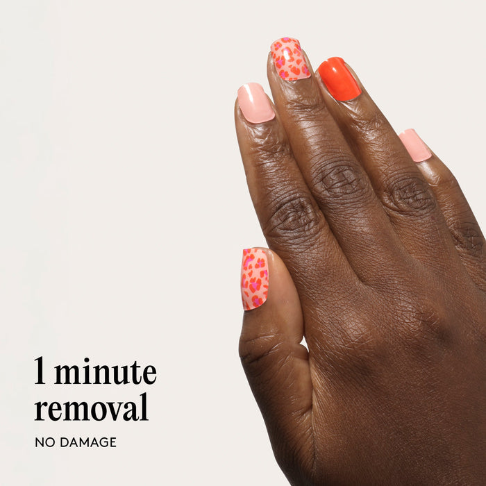 Gel Nail Wraps - Red Hot Spots