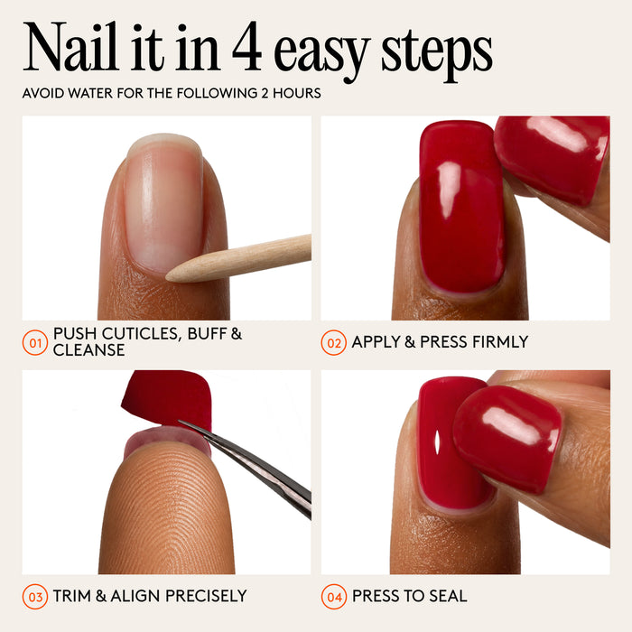 Gel Nail Wraps - Ski Lodge