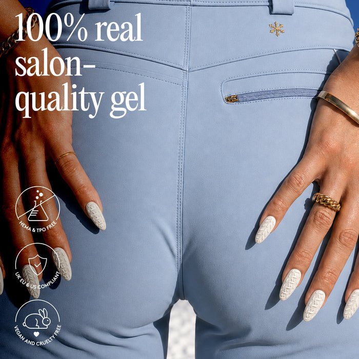 Gel Nail Wraps - Snow Slopes