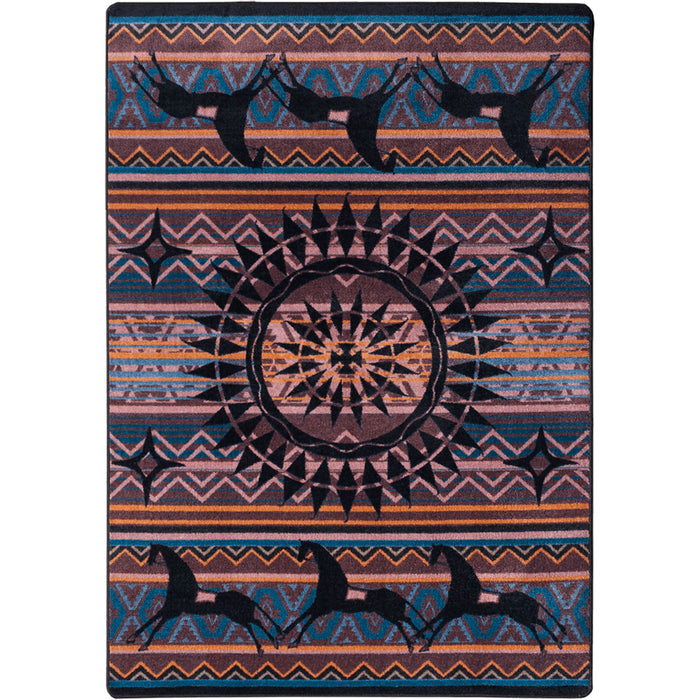 Image of an area rug, Ghost Rider - Plum