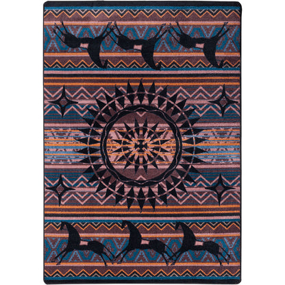 Image of an area rug, Ghost Rider - Plum