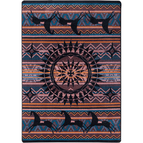 Image of an area rug, Ghost Rider - Plum