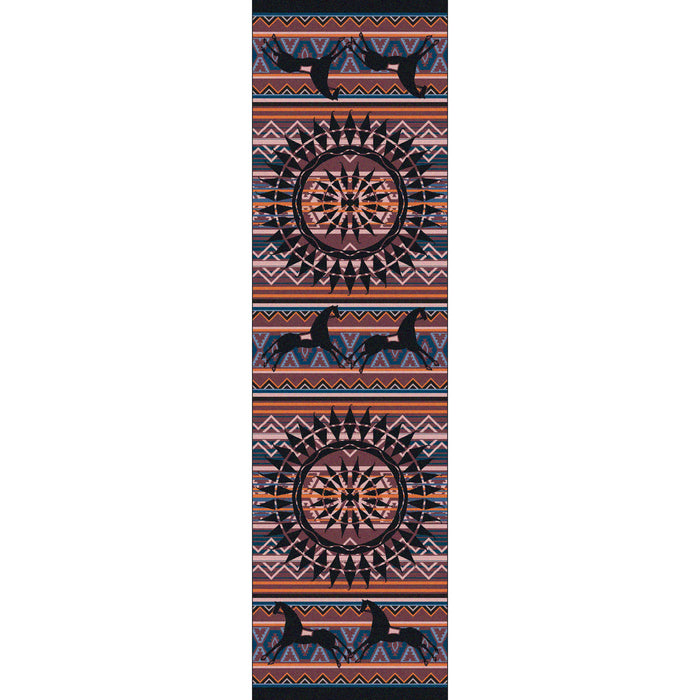 Image of an area rug, Ghost Rider - Plum