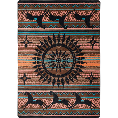 Image of an area rug, Ghost Rider - Turquoise