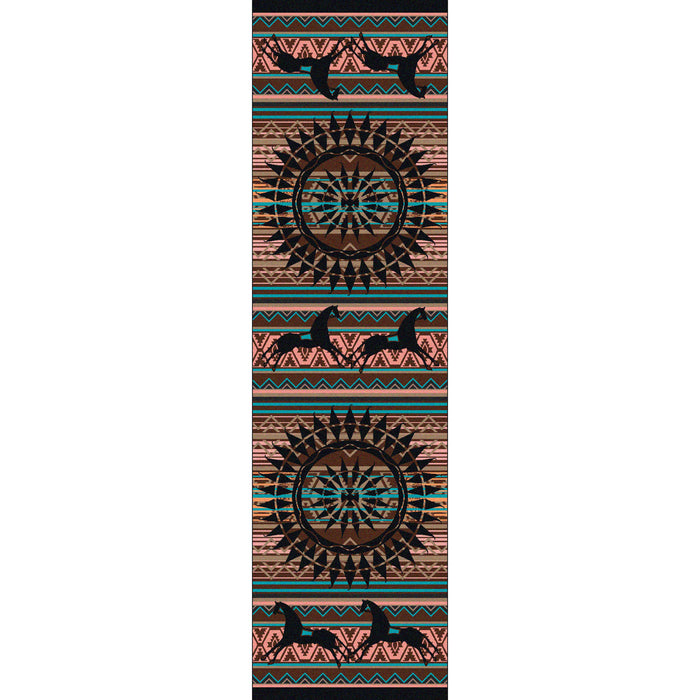 Image of an area rug, Ghost Rider - Turquoise