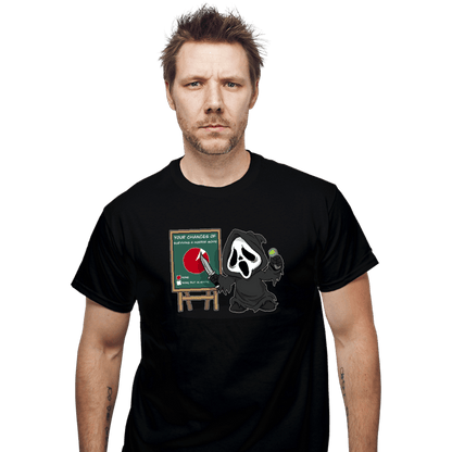 Daily_Deal_Shirts T-Shirts, Unisex / Small / Black Ghostface Chart