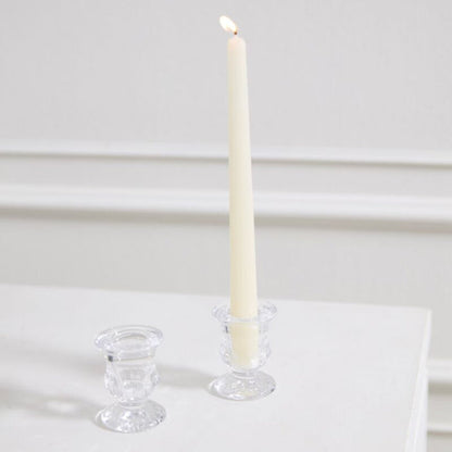 Glass Bellamy Taper Candle Holder
