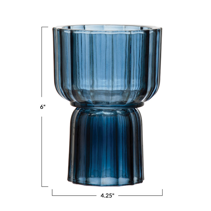Glass Candle Holder