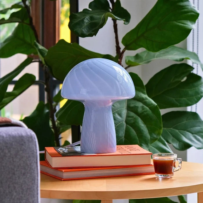 Glass Mushroom Lamp