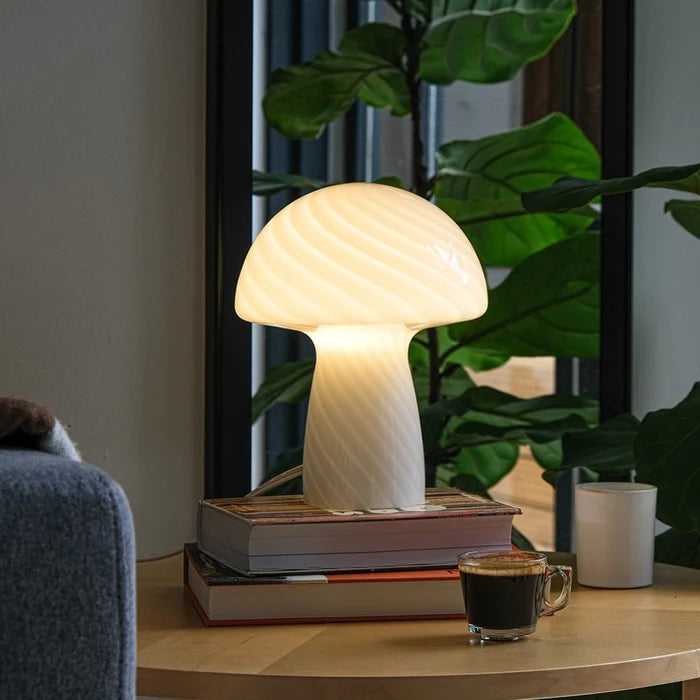 Glass Mushroom Lamp