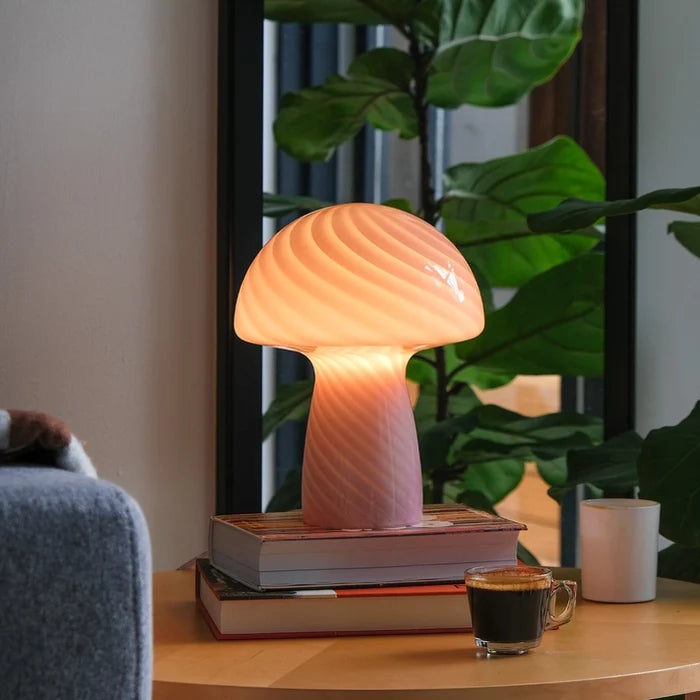 Glass Mushroom Lamp