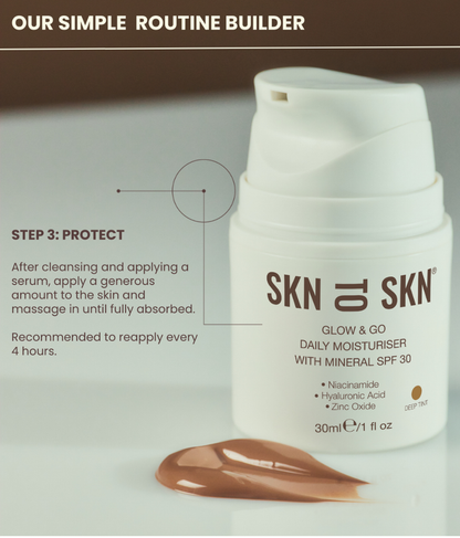 Glow & Go Daily Moisturiser W/ Mineral SPF 30 Deep