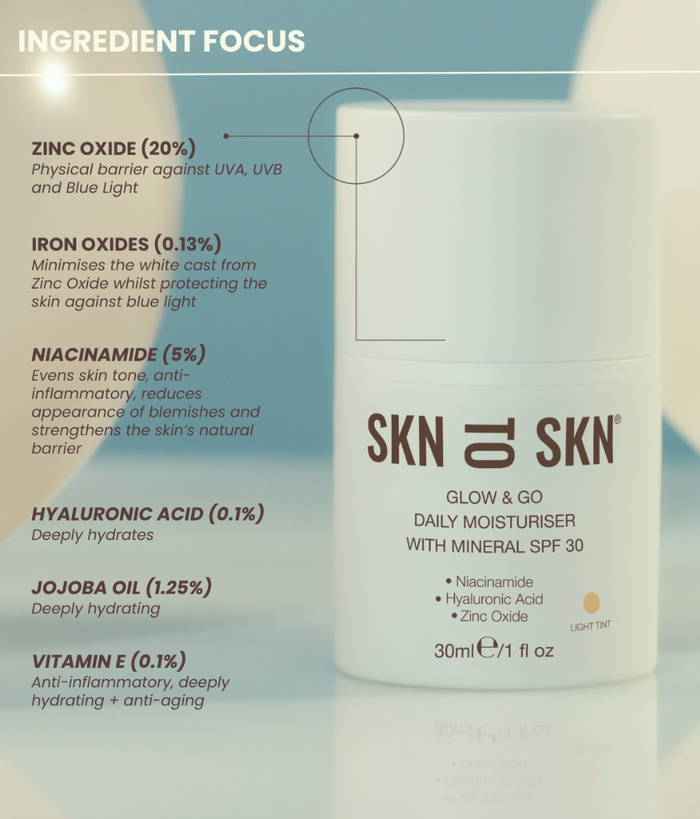 Glow & Go Daily Moisturiser W/ Mineral SPF 30 LIGHT
