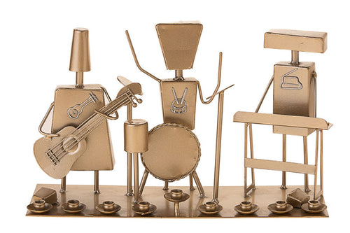 Gold Metal Orchestra Menorah