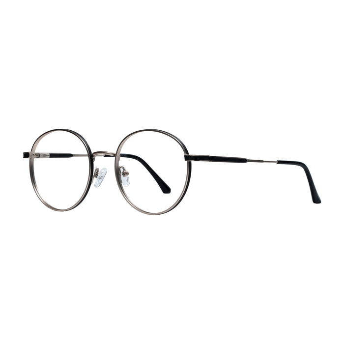 Golden & Black Round Full Rim