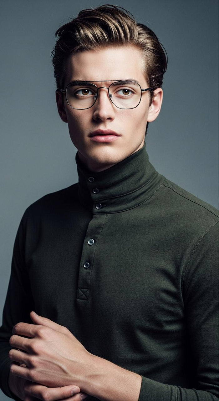 Golden & Brown Aviator Full Rim