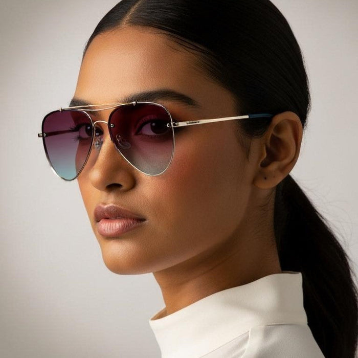 Golden Brown Aviator Full Rim