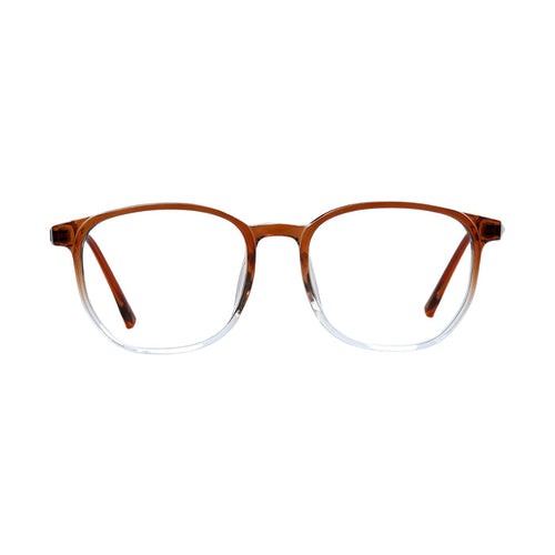 Golden Brown Round Full Rim